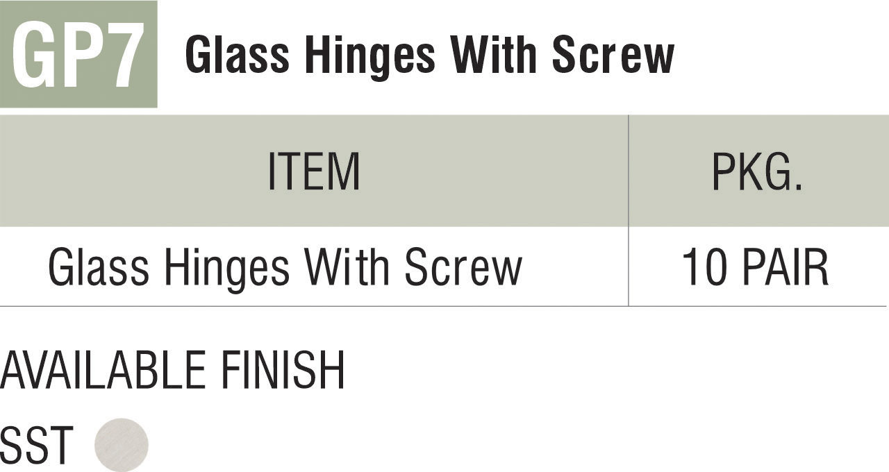 Brass Glass Fittings