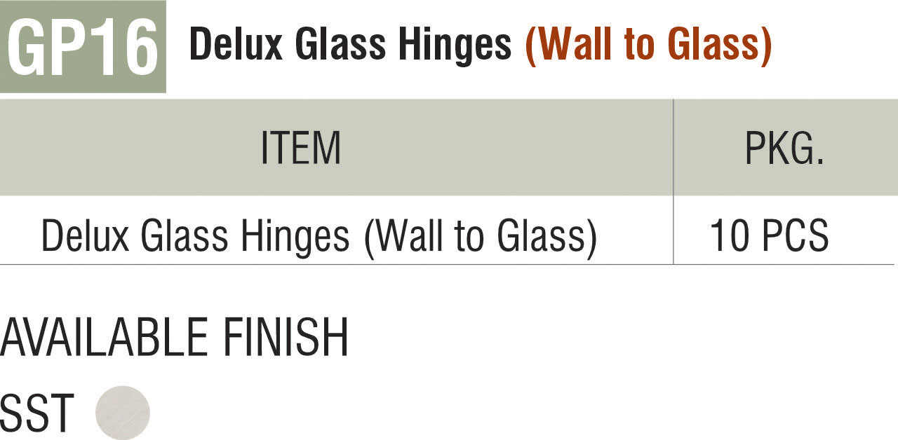 Brass Glass Fittings