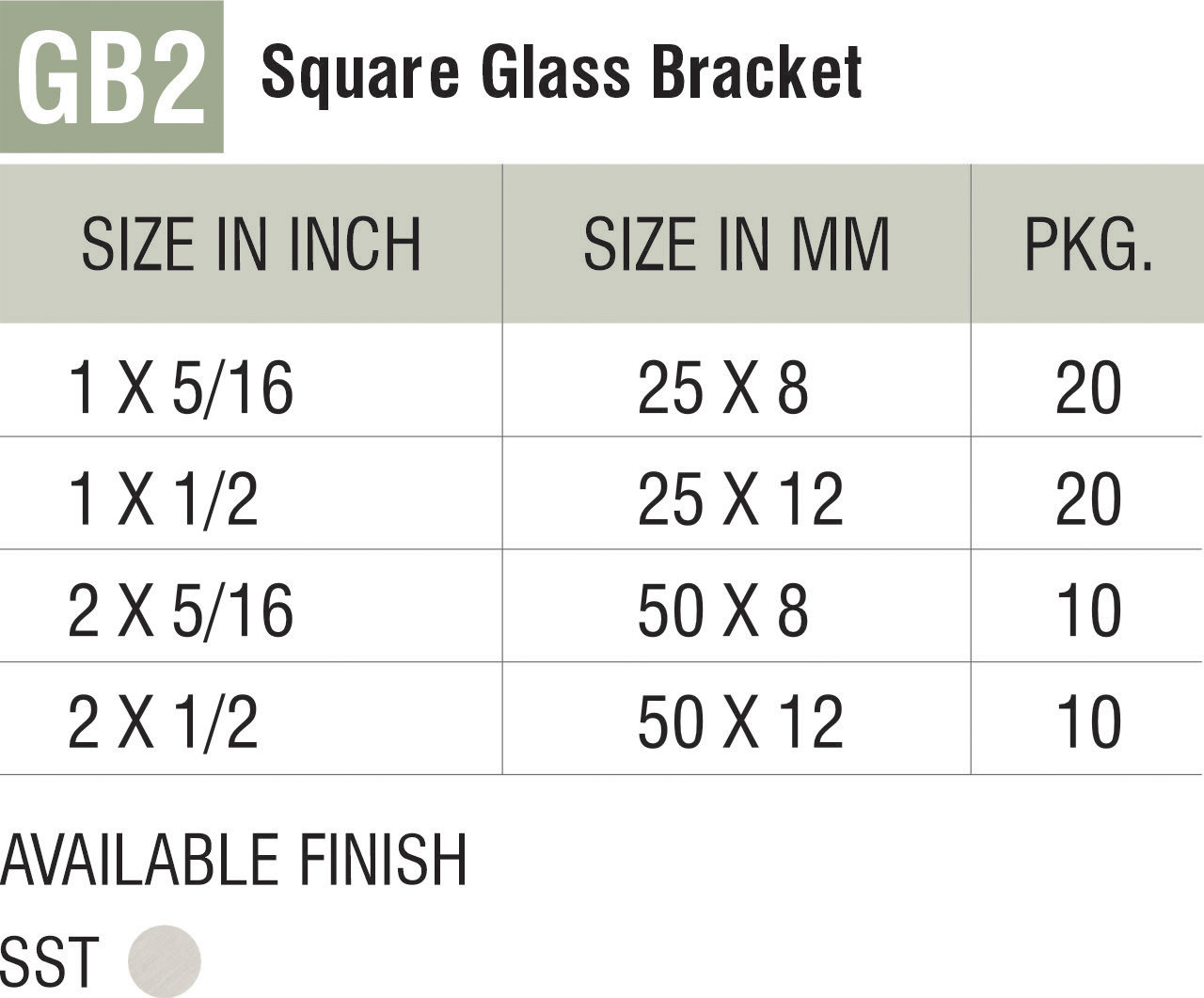 Brass Glass Fittings