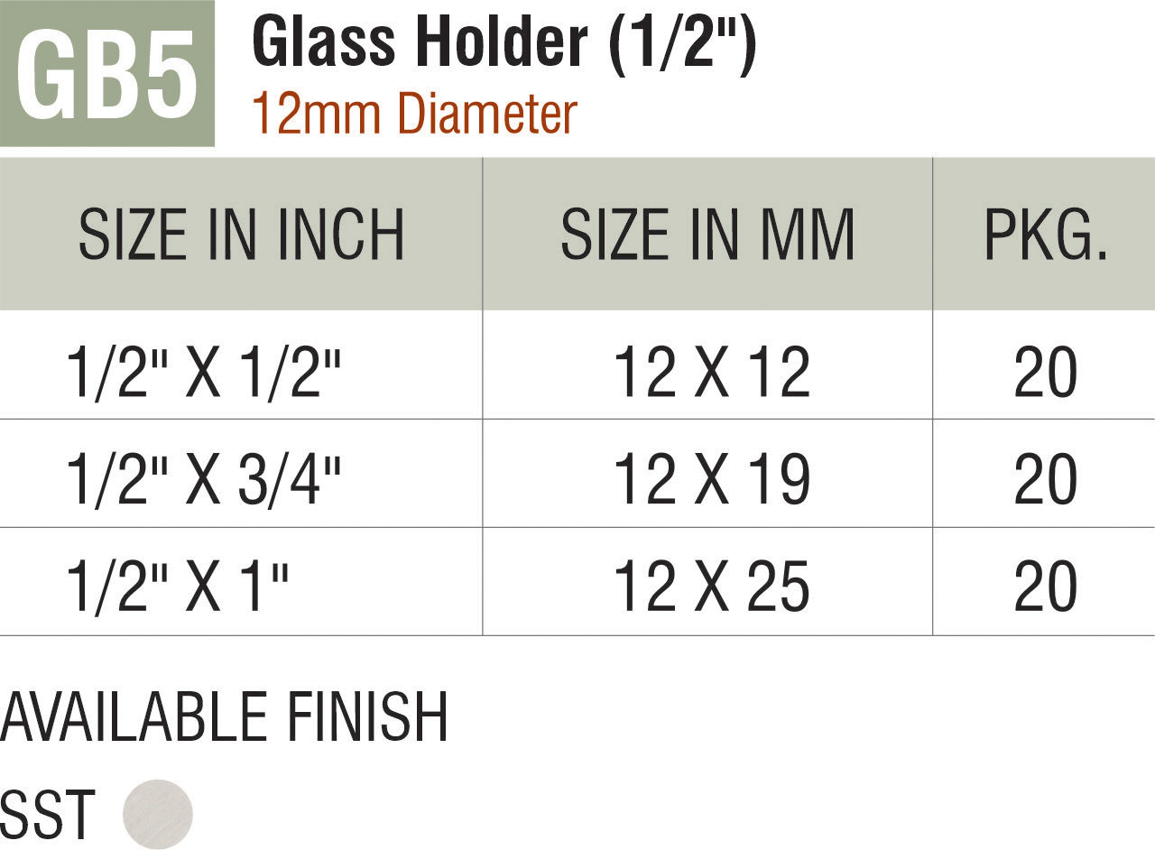 Brass Glass Fittings
