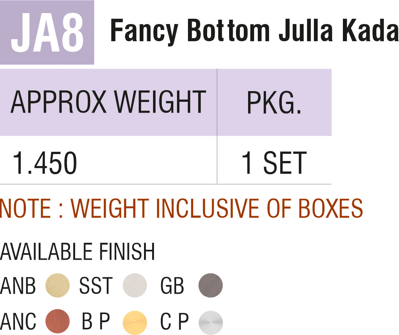 Brass Julla Fittings